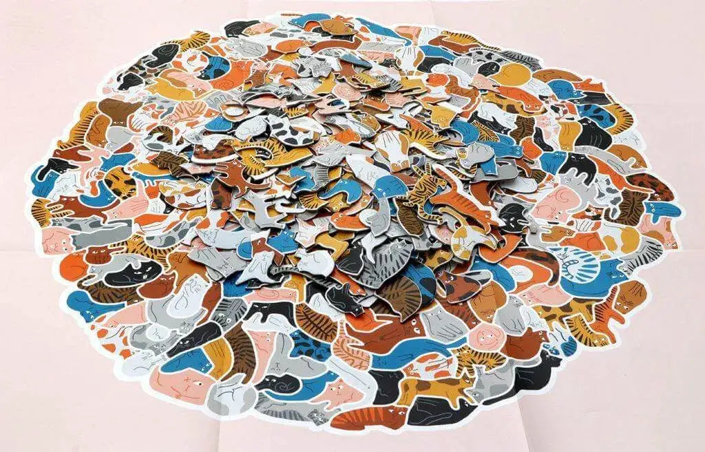 puzzle-299-katzen-and-1-hund-kunstundspiel-4 - kunstundspiel 