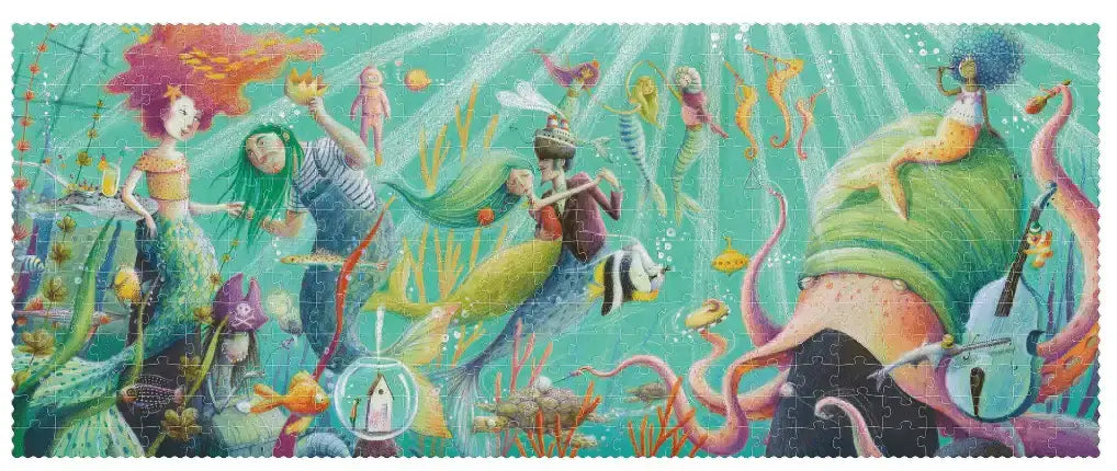 puzzle-350-teile-glitzer-meerjungfrau-kunstundspiel-2 - kunstundspiel 