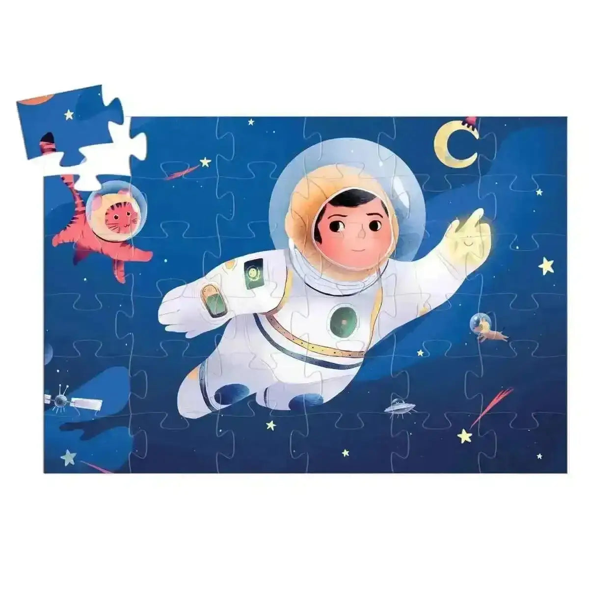 puzzle-36-teile-astronaut-auf-dem-mond-kunstundspiel-2 - kunstundspiel 