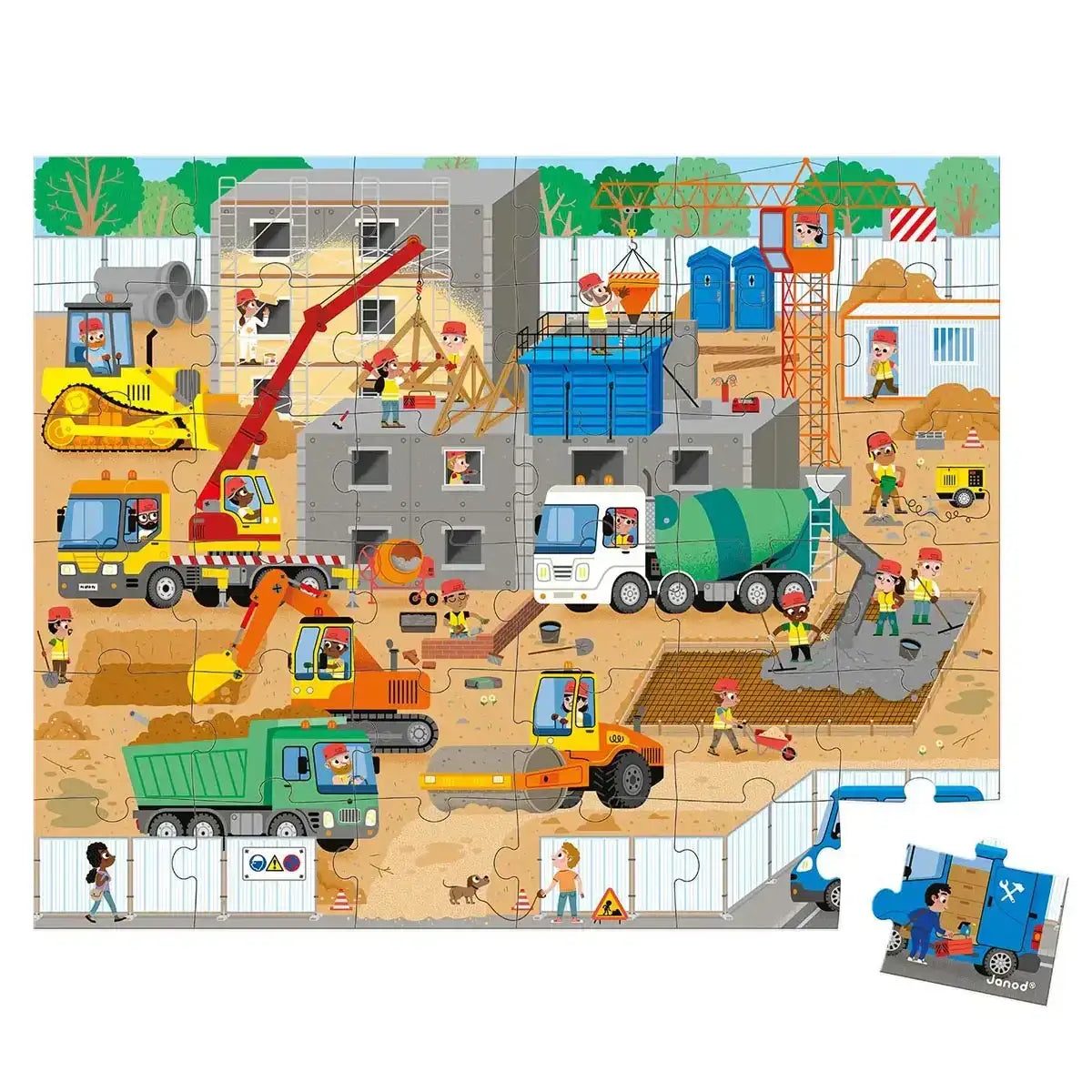 puzzle-36-teile-auf-der-baustelle-kunstundspiel-2 - kunstundspiel 
