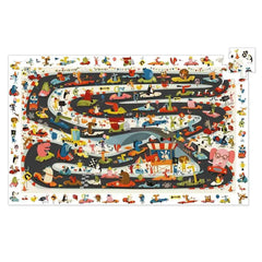 puzzle-54-teile-auto-rally-kunstundspiel-2 - kunstundspiel 