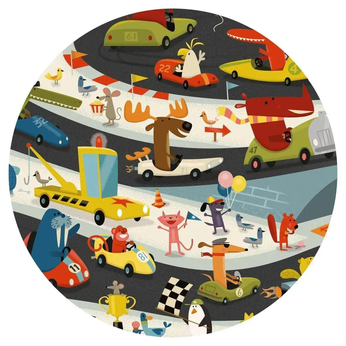 puzzle-54-teile-auto-rally-kunstundspiel-3 - kunstundspiel 
