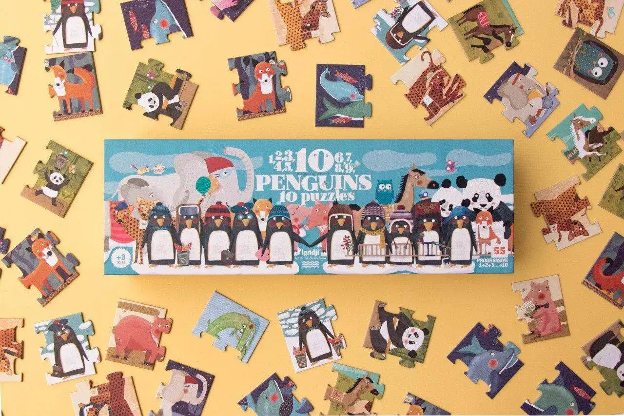 puzzle-55-teile-pinguine-zahlen-kunstundspiel-1 - kunstundspiel 