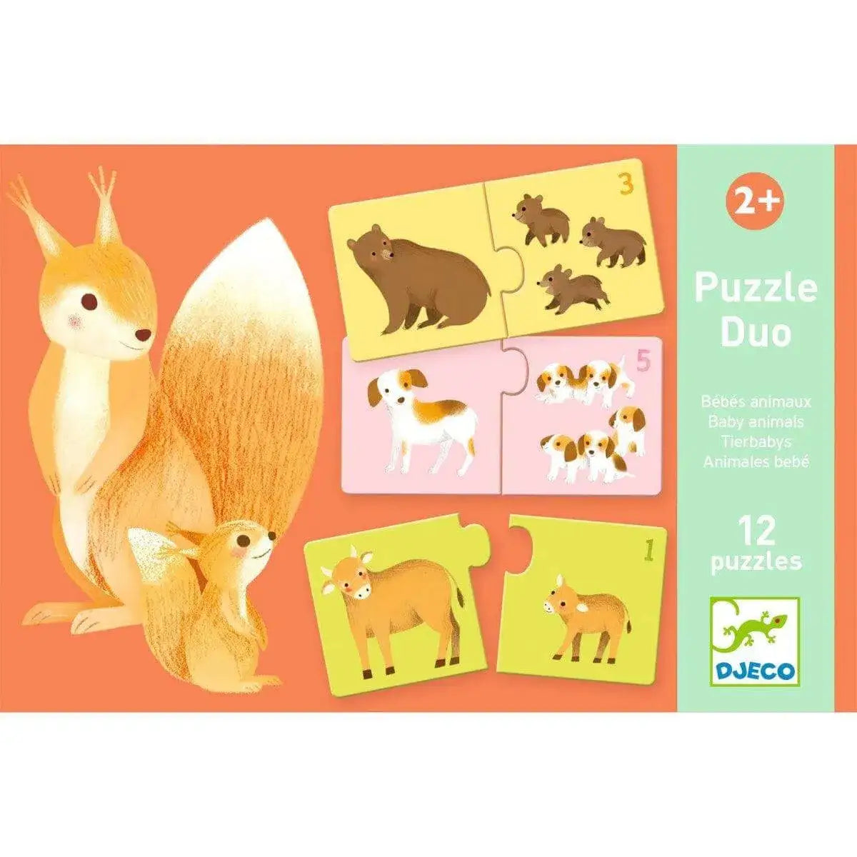 puzzle-duo-tierbabys-kunstundspiel-1 - kunstundspiel 