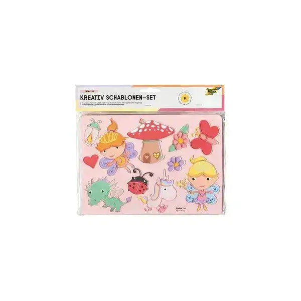 schablonen-set-kreativ-prinzessin-schmetterling-einhorn-meerjungfrau-kunstundspiel-3 - kunstundspiel 
