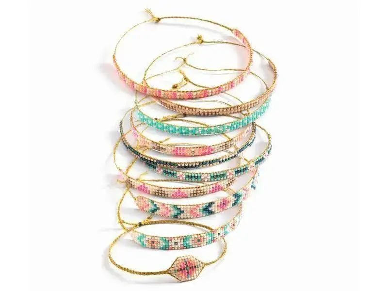 schmuck-basteln-armbander-weben-kunstundspiel-2 - kunstundspiel 
